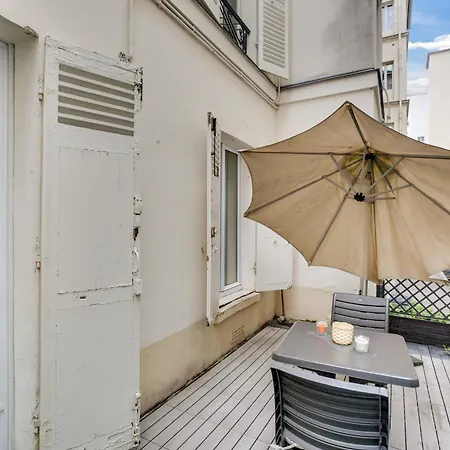 Chic Studio With Terrace In Paris Extérieur photo